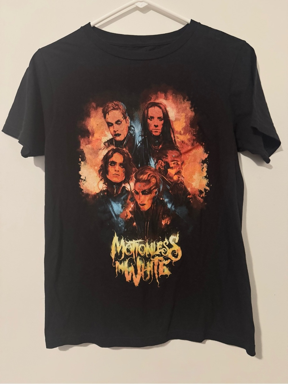 Motionless In White Group Boyfriend Fit Girls T-Shirt